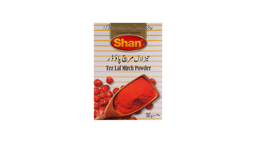 SHAN TEZ LAL MIRCH POWDER 180G