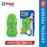 SHIELD CRYSTAL ANTI COLIC FEEDER 180ML