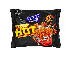 SHOOP FIERY HOT CHILLI BLAST NOODLES 140G
