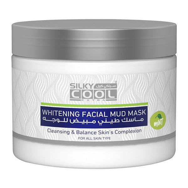 SILKY COOL WHITENING FACIAL MUD MASK MINT 350ML