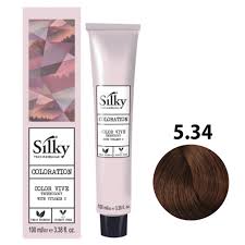 SILKY COLORATION HAIR COLOR 100ML #5.34
