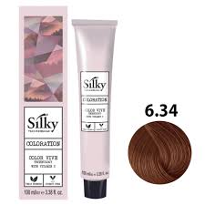 SILKY COLORATION HAIR COLOR 100ML #6.34