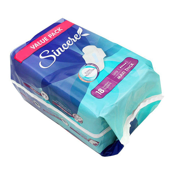 SINCERE MAXI THICK L 18 PADS