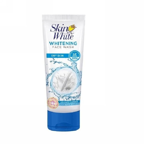 SKIN WHITE WHITENING FACE WASH DRY SKIN 100ML