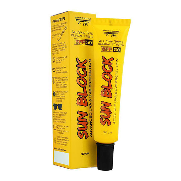 SPA SUN BLOCK ADVANCED UVB PROTECTION 30GM