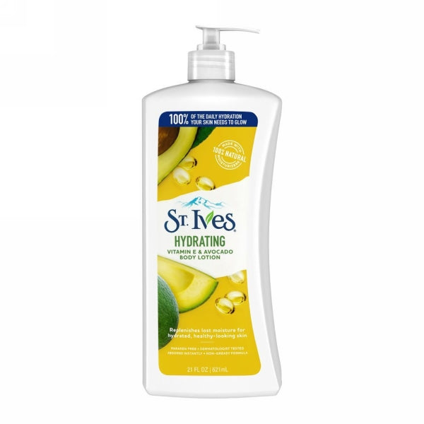 ST.IVES HYDRAING BODY LOTION VITAMIN E AVOCADO 621ML