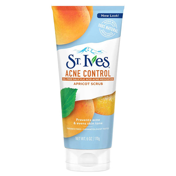 ST.LVES ACNE CONTROL APRICOT SCRUB  170GM