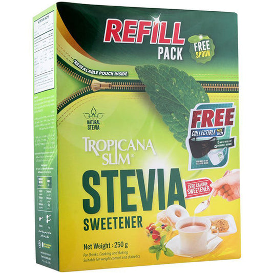 STEVIA TROPICANA SLIM SWEETENER 250GM