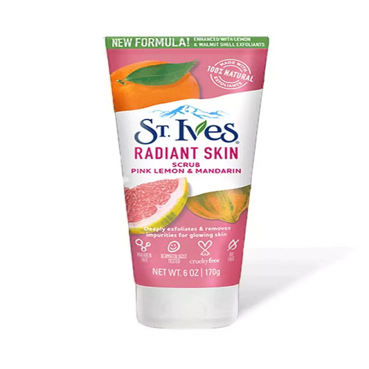 ST IVES FACE WASH RADIANT SCRUB 170G