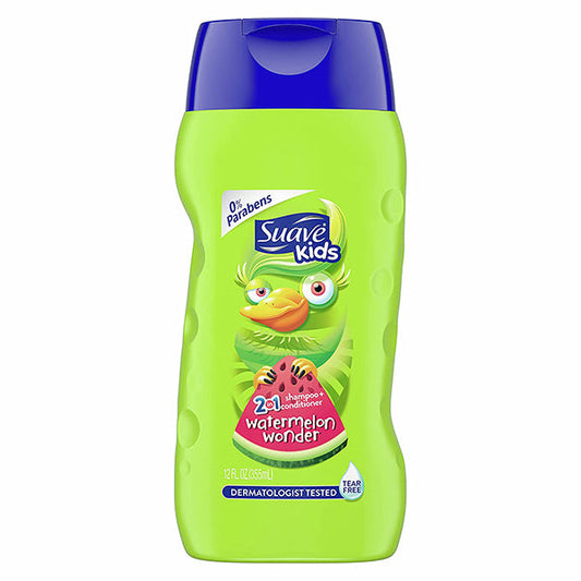 SUAVE KIDS WATERMELON SHAMPOO+CONDITIONER 12OZ 