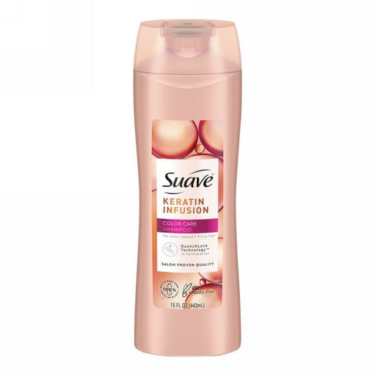 SUAVE KERATIN INFUSION COLOR CARE SHAMPOO 12.6OZ 373ML