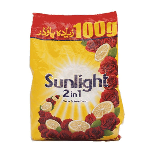  SUNLIGHT 2IN1 CLEAN & ROSE FRESH WASHING POWDER LAUNDRY 850G