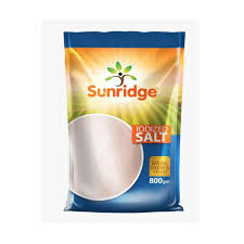 SUNRIDGE IODIZED SALT 800G