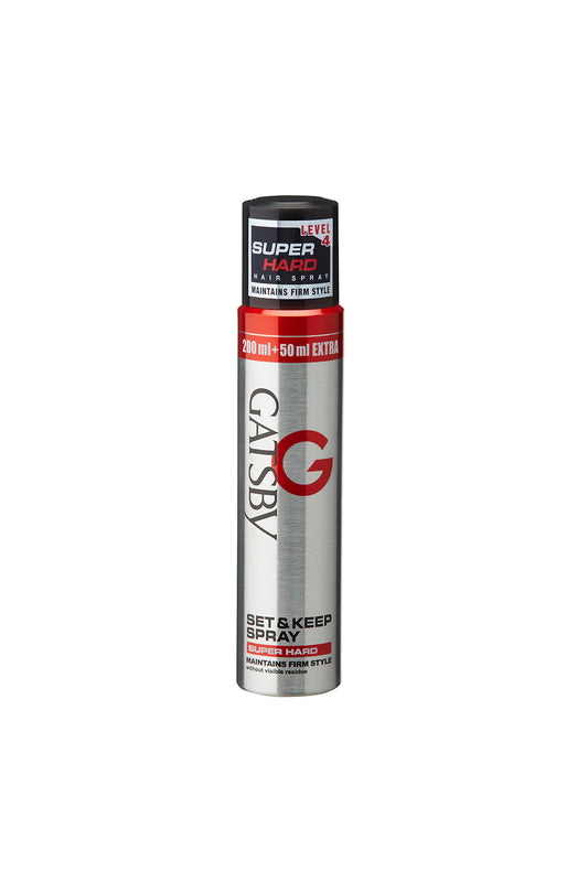 GATSBY SET & KEEP SUPER HARD SPRAY 66ML