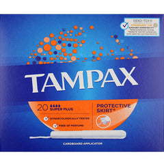 TAMPAX SUPER PLUS CARD BORD APPLICATOR 20PCS