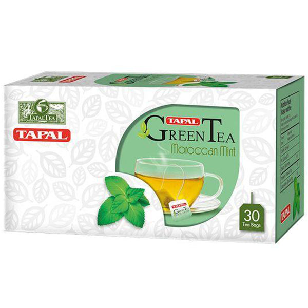 TAPAL M.MINT GREEN TEA BAGS 30PACK