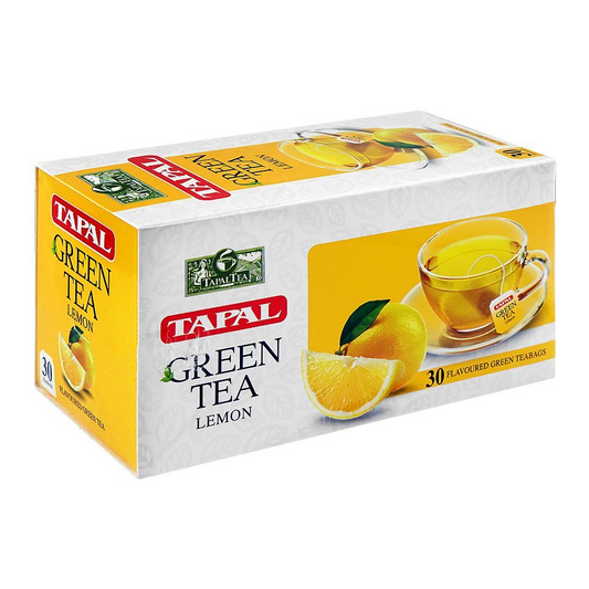 TAPAL GREEN TEA TEABAGS LEMON 30PCS