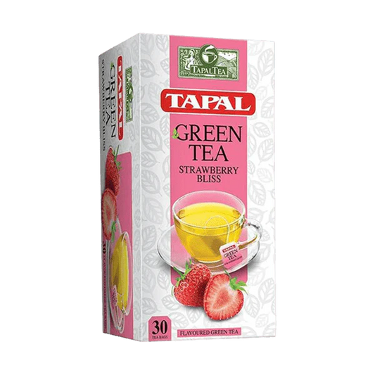 TAPAL GREEN TEA TEABAGS STRAWBERRY BLISS 30PCS