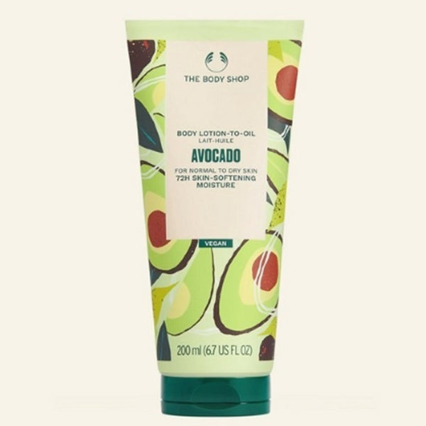 THE BODY SHOP BODY LOTION TO OIL AVOCADO 200ML