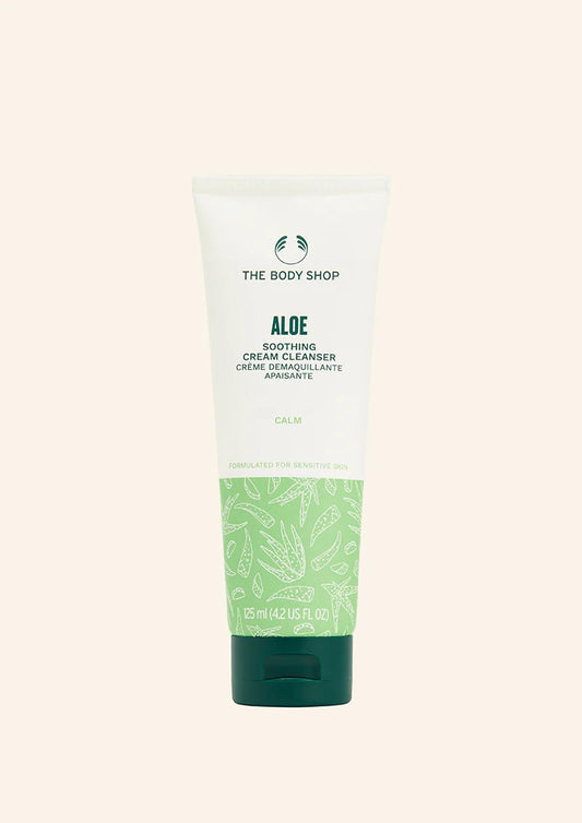 The Body Shop Aloe Soothing Cream Cleanser Calm 125ml Gentle Face Cleanser