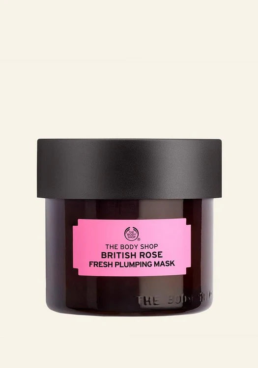 The Body Shop Brightening Rose Fresh Plumping Mask 75ml Glow Face Mask