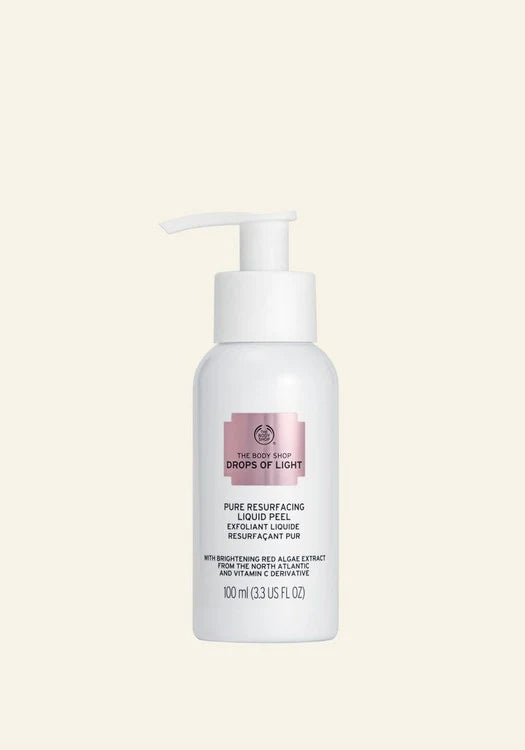 The Body Shop Drops of Light Liquid Peel 100ml Brightening Face Exfoliator