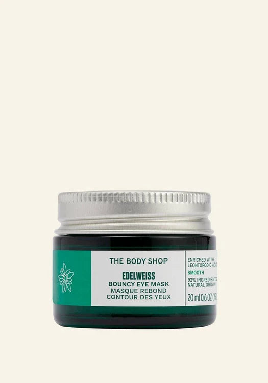 The Body Shop Edelweiss Bouncy Eye Mask 20ml Hydrating & Smoothing Eye Care