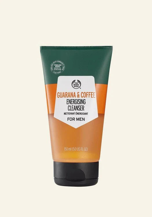 The Body Shop Guarana & Coffee Cleanser for Men 150ml Energizing Face Wash