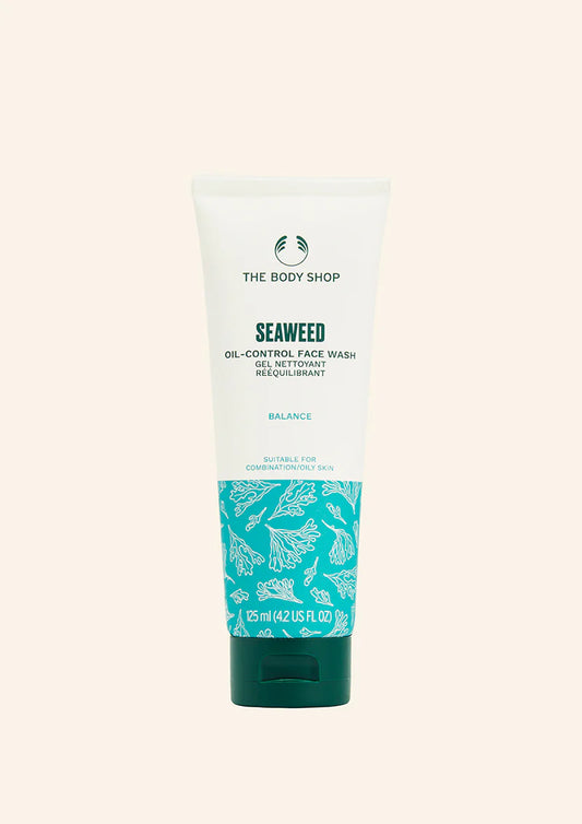 The Body Shop Seaweed Oil Control Face Wash 125ml Deep Cleansing Gel Cleanser
