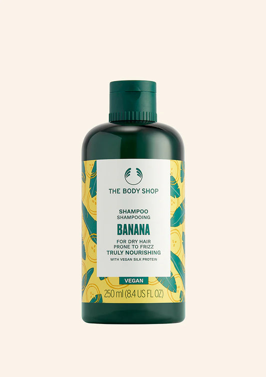 The Body Shop Banana Shampoo 250ml Nourishing & Smoothing Hair Care