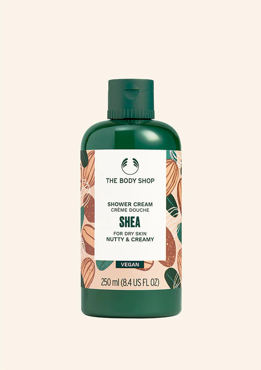 The Body Shop Shea Shower Cream 250ml Nourishing Body Wash for Dry Skin