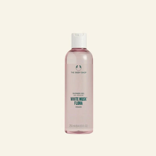 The Body Shop Flora Vegan Shower Gel 250ml Gentle Cleansing Body Wash