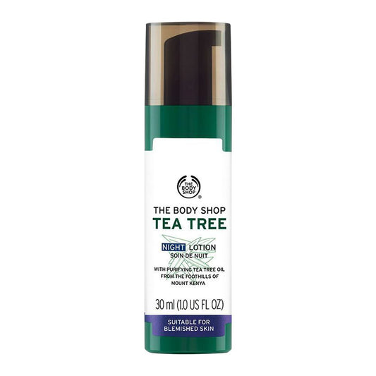 The Body Shop Tea Tree Night Lotion 30ml Overnight Skin Clearing Care