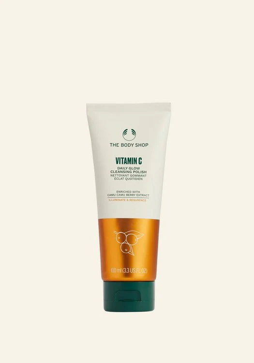 The Body Shop Vitamin C Daily Glow Cleansing Polish 100ml Brightening Face Scrub