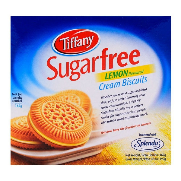TIFFANY SUGAR FREE LEMON CREAM BISCUITS 162GM