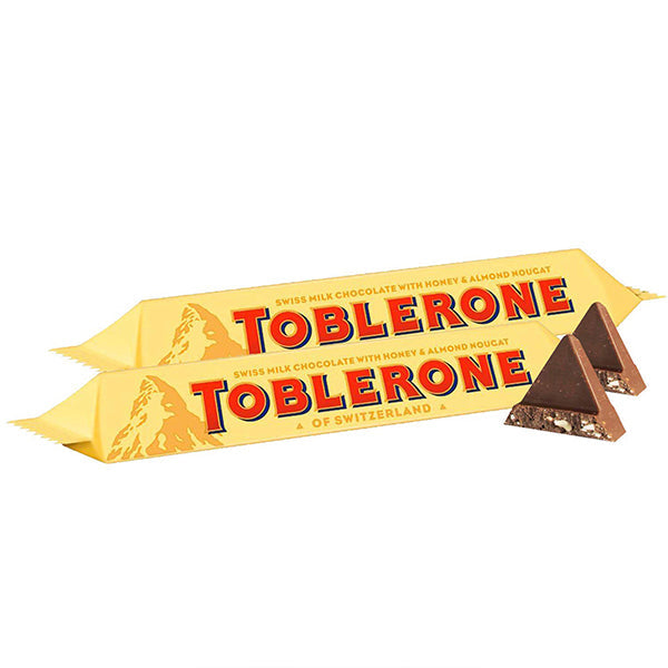 TOBLERONE CHOCOLATE W/HONEY &amp; ALMOND NOUCAT 100GM