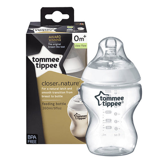 TOMMEE TIPPEE FEEDING BOTTLE WHITE 260ML