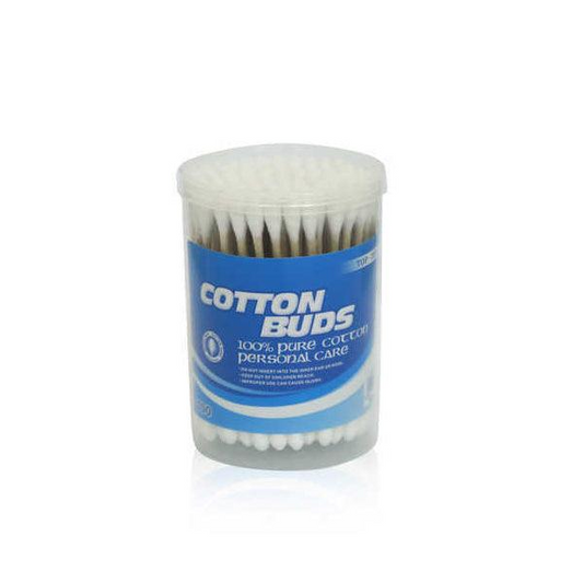 TOP TIPS 100 COTTON BUDS PLASTIC BOX