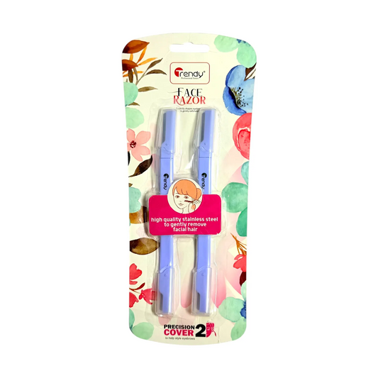 TRENDY FACE RAZOR 2PCS TD-407