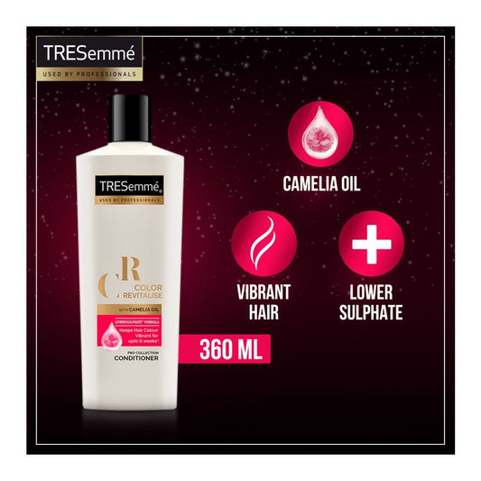 TRESEMME CR COLOR REVITALISE WITH CAMELIA OIL CONDITIONER 360ML