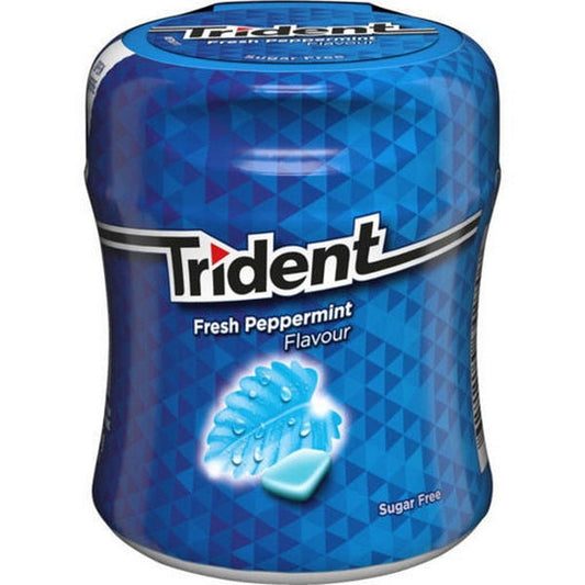 TRIDENT FRESH PEPPERMINT FLAVOUR SUGAR FREE GUM