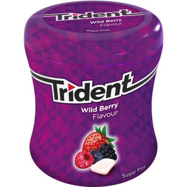 TRIDENT WILD BERRY FLAVOUR SUGAR FREE