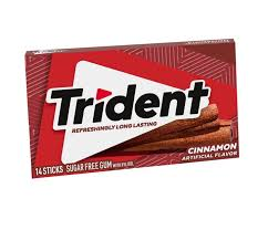 TRIDENT CINNAMON FLAVOUR CHEW GUM