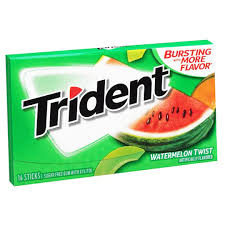 TRIDENT WATERMELON FLAVOUR CHEW GUM