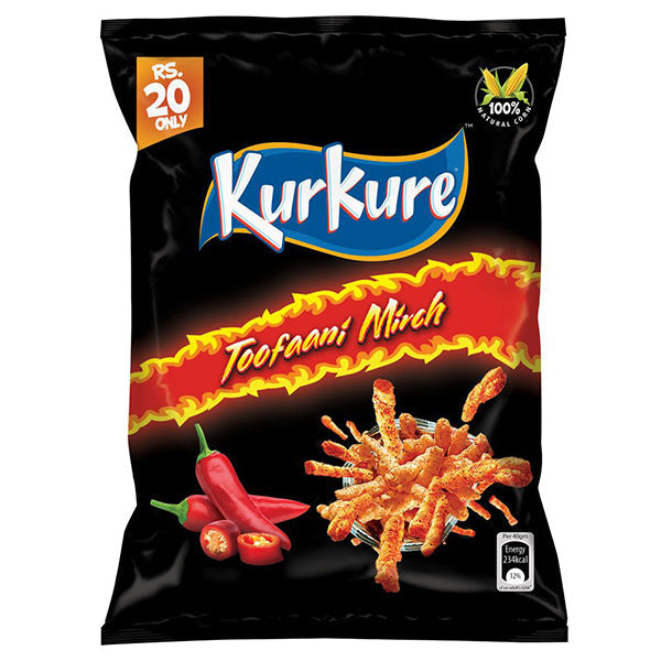 KURKURE TOOFAANI MIRCH CHIPS 37GM