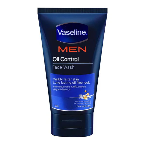 VASELINE MEN OIL CONTROL FACE WASH 100G