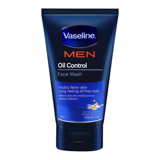 VASELINE MEN OIL CONTROL FACE WASH 100G