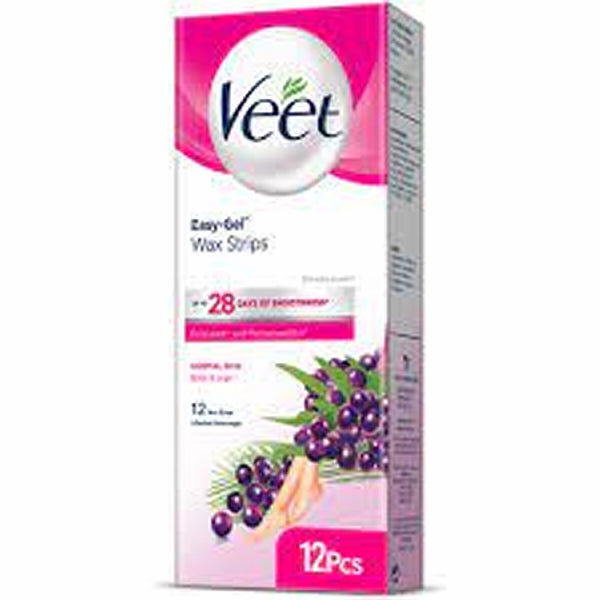 VEET WAX STRIPS NORMAL SKIN 12PCS