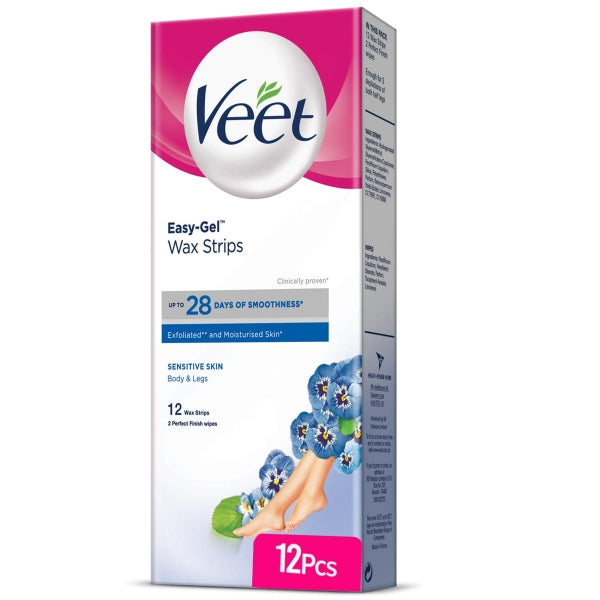 VEET WAX STRIPS SENSITIVE SKIN 12PCS