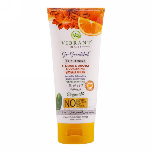 VIBRANT ALMOND & ORANGE NOURISHING MASSAGE CREAM 150ML